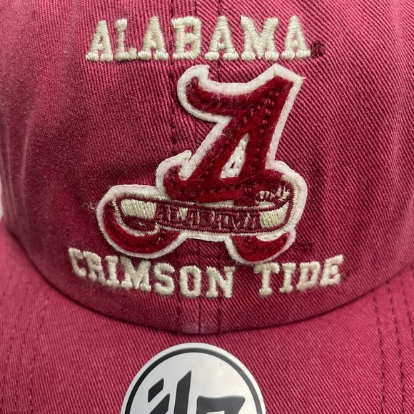 Alabama Crimson Tide Snapback Hat Cap 47 Brand Captain Distressed Vintage Style - Picture 2 of 9